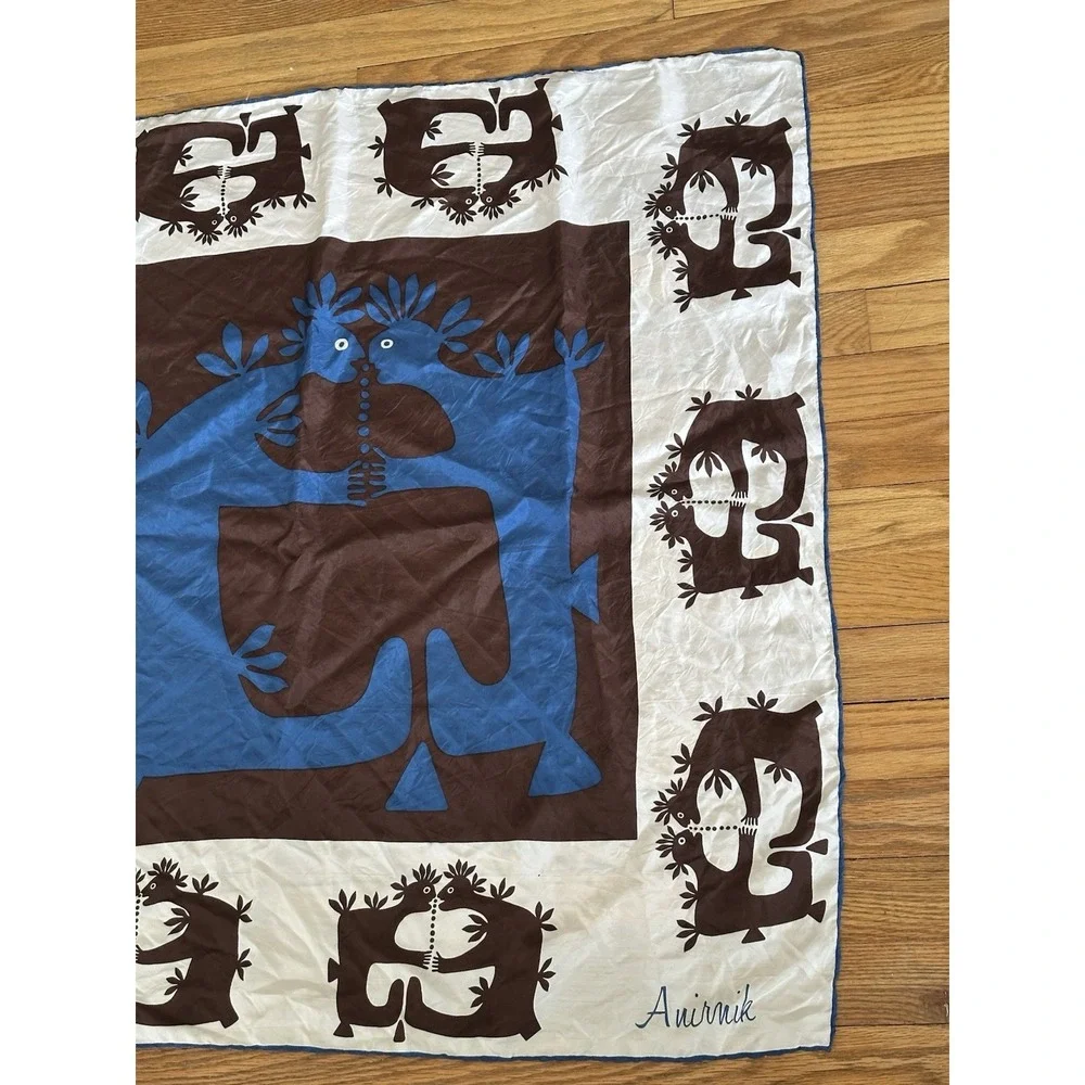 Aniunik Scandanavin Folk‎ Art Tapestry Nordic Rustik Wall Hanging Boho Cabin